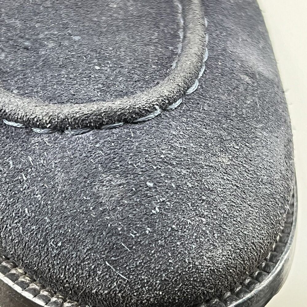 Fratelli Rossetti Brera Men Size 12 Shoes Navy Blue Suede Slip-On Tassel Loafers - Picture 11 of 11